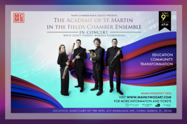 The Academy of St Martin in the Fields Chamber Ensemble Presented by Miami Chamber Music Society, Inc.